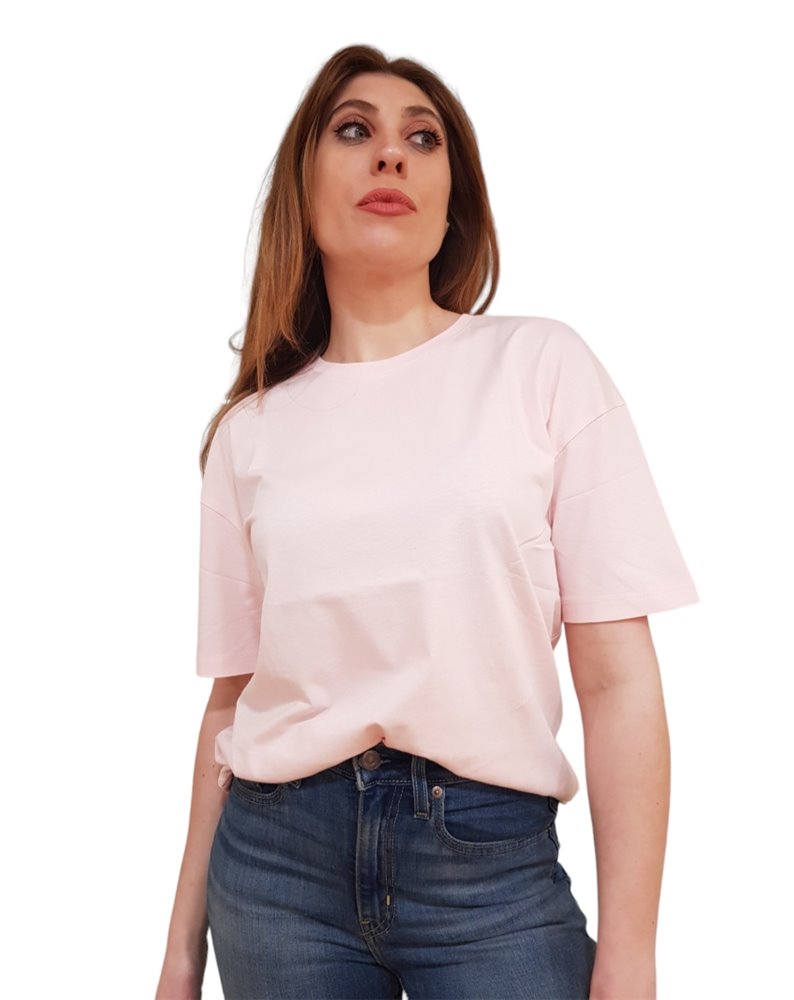 Fracomina t shirt rosa over fp24st3006j465n5-238