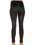 Fracomina leggings nero laminato