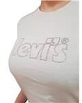 Levi's t shirt donna girocollo The Perfect Tee Poster Logo Outlin 173692030