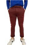 Calvin Klein pantalone bordeaux chino slim