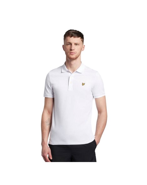 Lyle & Scott polo uomo bianca plain polo shirt sp400vog-626