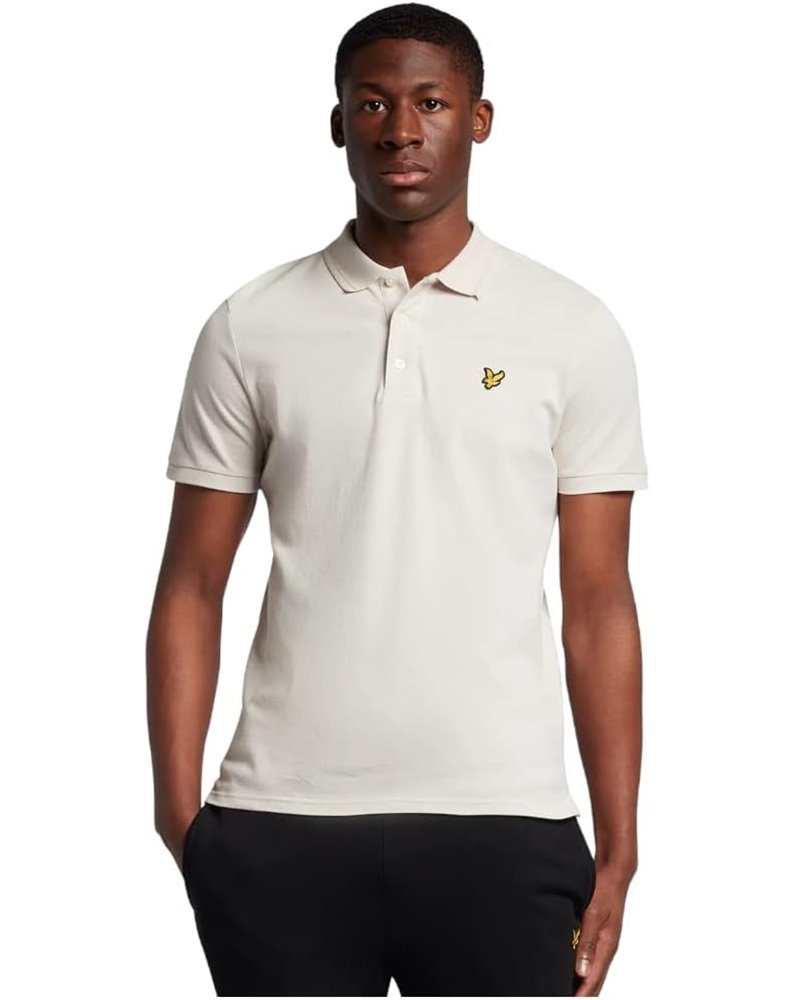 Lyle & Scott polo uomo tinta unita beige plain polo shirt sp400vog-w870