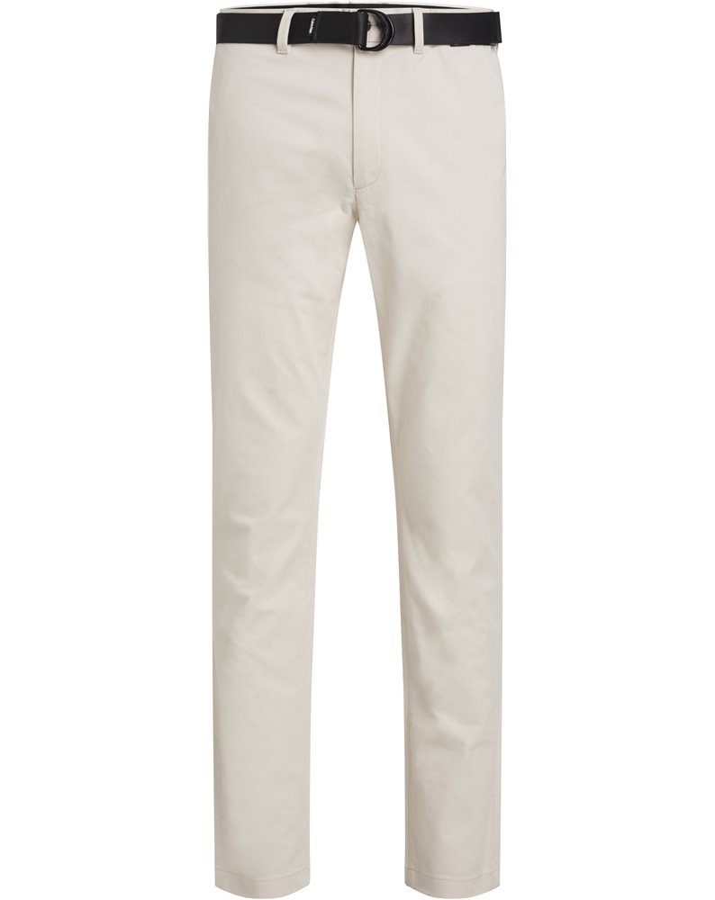 Calvin Klein pantalone beige slim chino con cintura k10k110979-ace