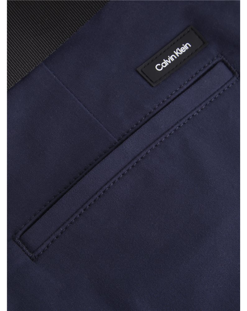 Calvin Klein pantalone blue slim chino con cintura k10k110979-chw