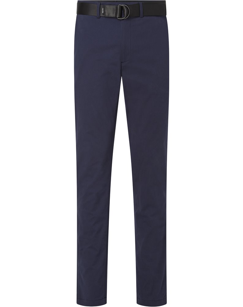 Calvin Klein pantalone blue slim chino con cintura k10k110979-chw