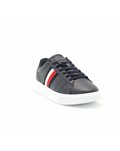 Tommy Hilfiger sneakers uomo blue in pelle supercup leather fm0fm04706dw5