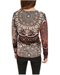 Maglia donna Desigual grigia Berlin