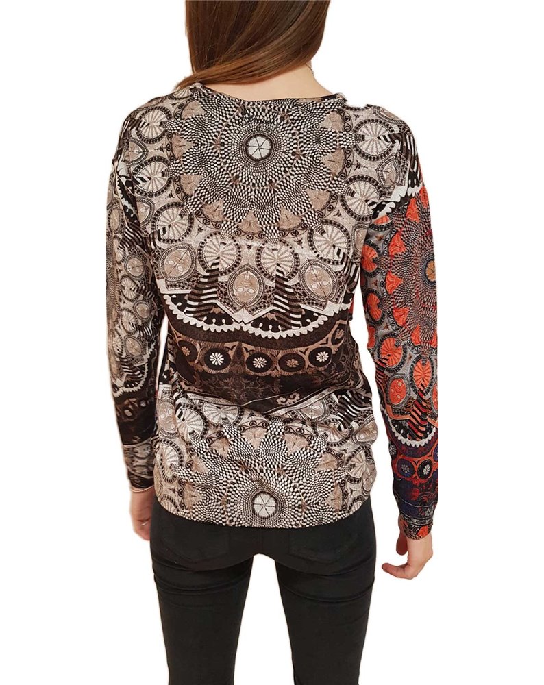 Maglia donna Desigual grigia Berlin