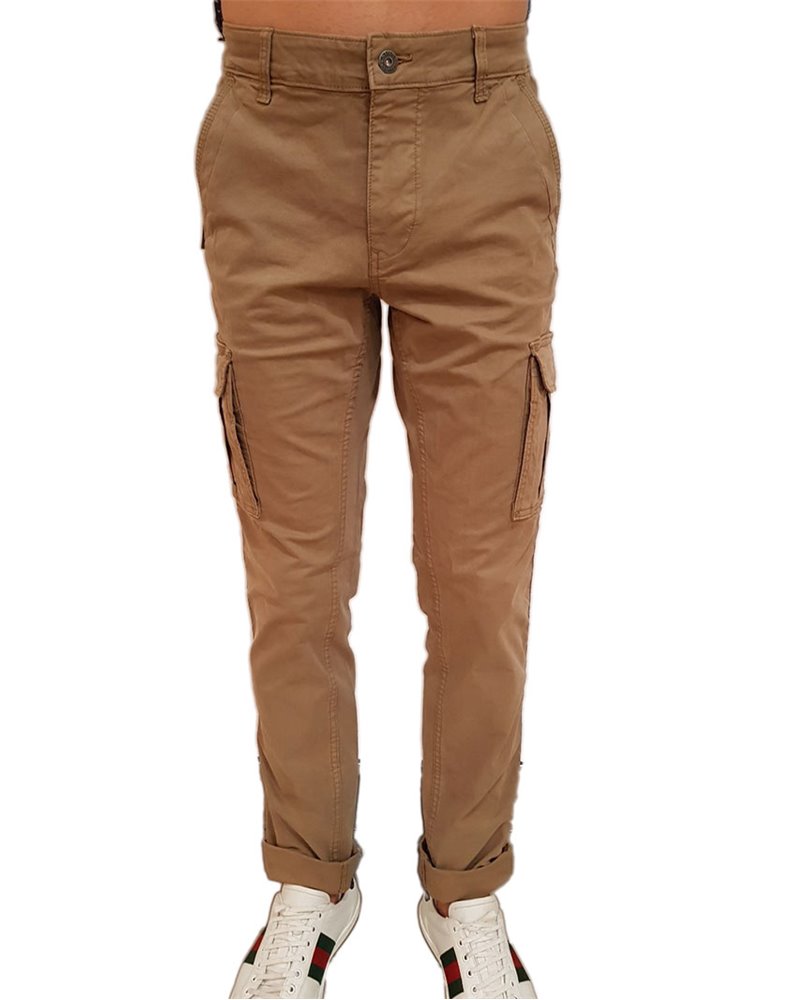 Napapijri pantalone cargo moto beige