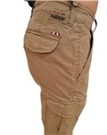 Napapijri pantalone cargo moto beige