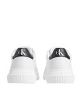 Calvin Klein Jeans sneakers bianca e nera in pelle Chunky cupsole monologo