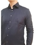 Calvin Klein camicia blu slim rich texture k10k112314chw