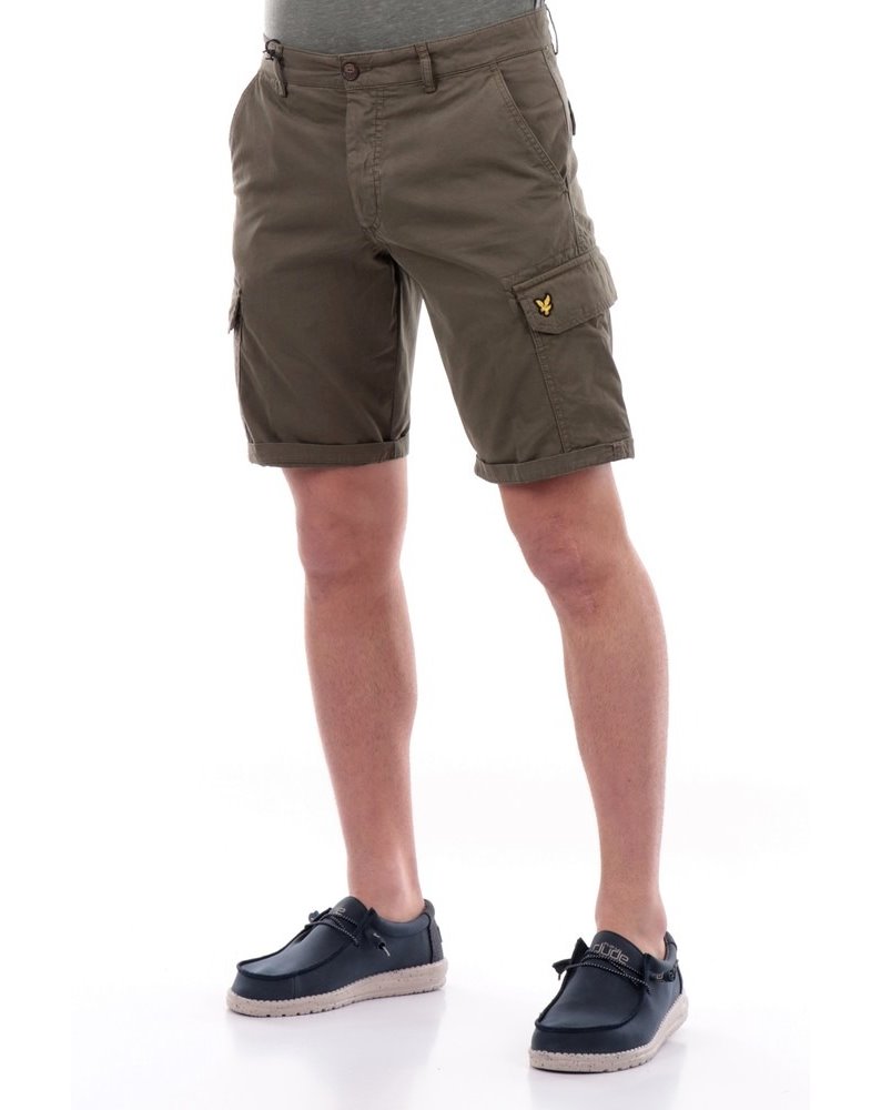 Lyle & Scott pantaloncini cargo uomo antracite Wembley sh1815it-x034