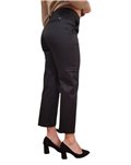 Tommy Hilfiger pantalone donna chino slim fit dritti nero ww0ww40504bds