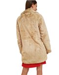 Cappotto effetto pelliccia Gaudi beige 