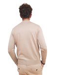 Maglia uomo Guess girocollo beige Daniel cn ls basic m4yr01z3052