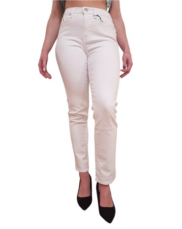 Levi’s jeans donna 724 dritto a vita alta bianco 188830097