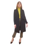 Tommy Hilfiger cappotto donna nero monopetto classics in lana 