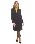 Tommy Hilfiger cappotto donna nero monopetto classics in lana 