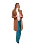 Tommy Hilfiger cappotto donna cammello monopetto classics in lana 