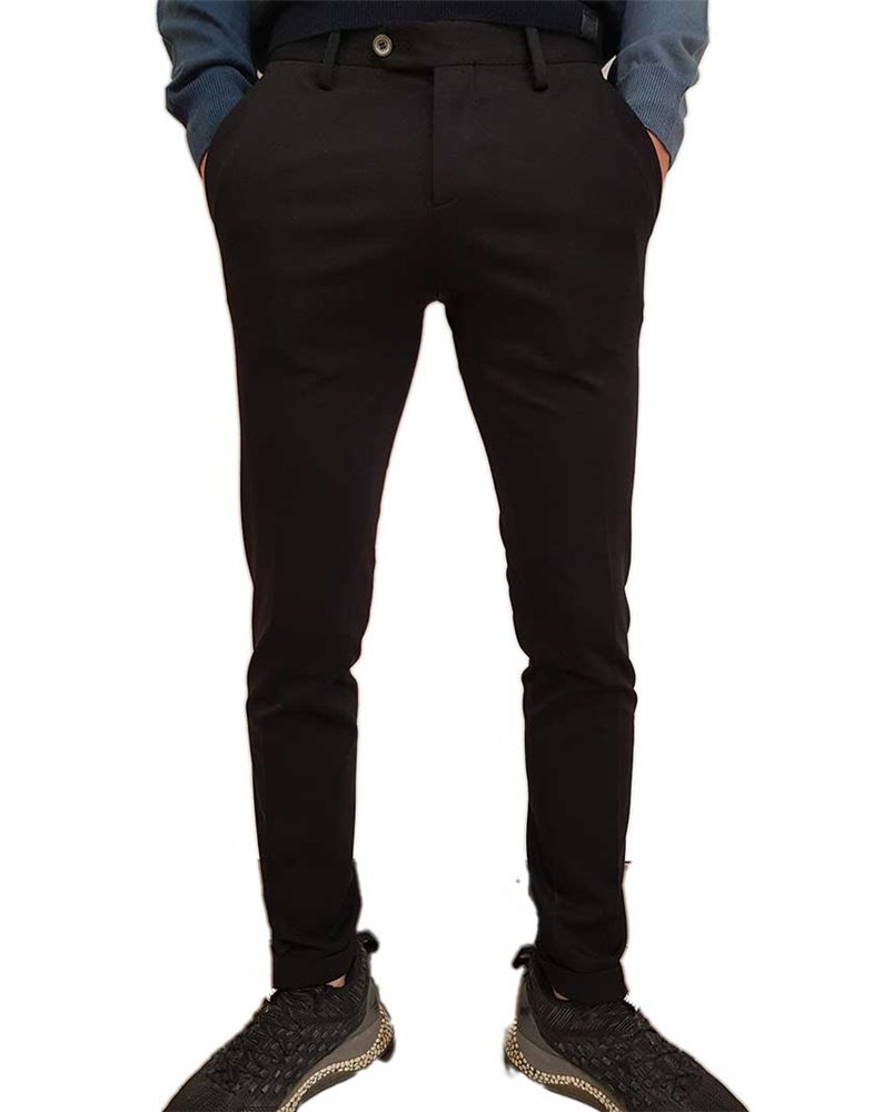 Roberto P Luxury pantalone skinny nero punto Milano