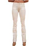 Fracomina pantalone Pamela 3 cotone bianco 5 tasche