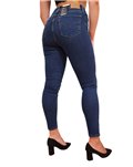 Levi’s jeans 721 super skinny a vita alta dark indigo worn in blu