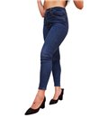 Levi’s jeans 721 super skinny a vita alta dark indigo worn in blu