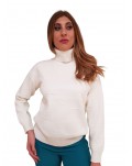 Gaudi maglia donna bianca collo alto 321fd53023-2101