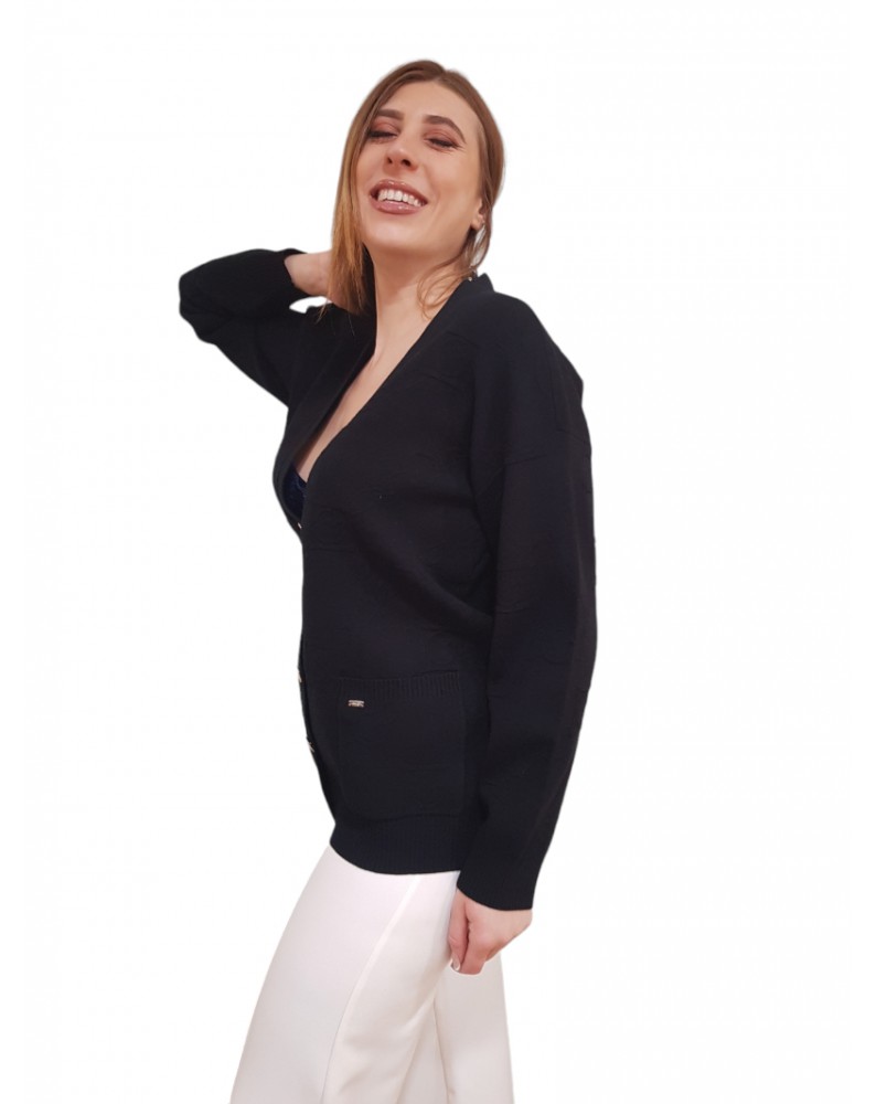 Gaudi cardigan donna nero 321fd53008-2001