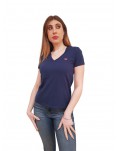 Levi’s t shirt blue scollo a v the perfect 853410064