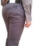 Calvin Klein pantalone chino slim con cintura grigio scuro k10k110979pcx