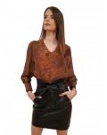 Gaudi blusa stampa animalier