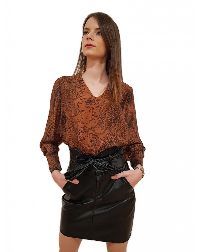 Gaudi blusa stampa animalier