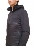 Calvin Klein giacca nera trapuntata con cappuccio Quilted k10k111466beh