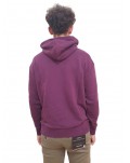 Calvin Klein felpa con cappuccio hero logo italian plum k10k111345vds