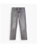 Levi’s jeans 501 cropped gray worn in grigio