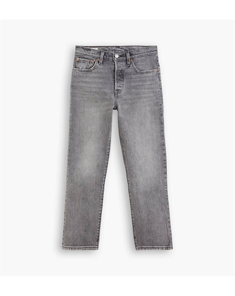 Levi’s jeans 501 cropped gray worn in grigio