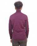 Calvin Klein maglia viola a collo alto in lana merino k10k110420vds