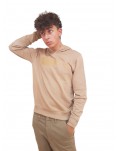 Guess felpa uomo Beau beige con cappuccio m3yq36kbk32-g1fe