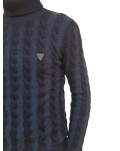 Guess maglia uomo collo alto Arkel bicolor 