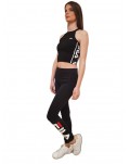 Fila top Tama cropped nero 687694