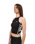 Fila top Tama cropped nero 687694