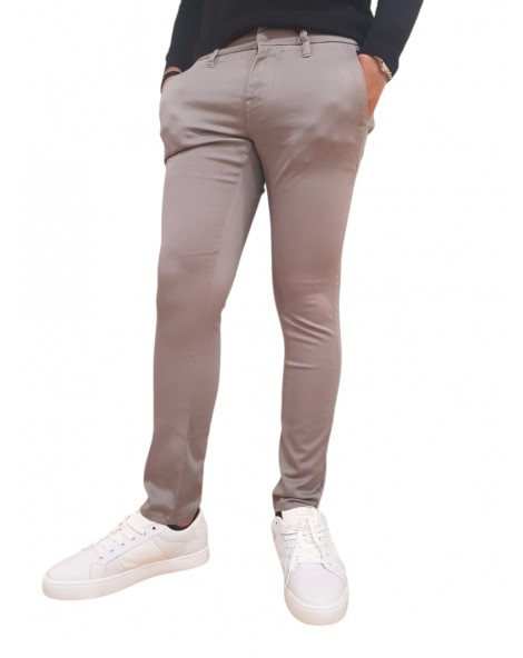 Guess pantalone chino grigio Daniel m3yb29wfip3-a90x