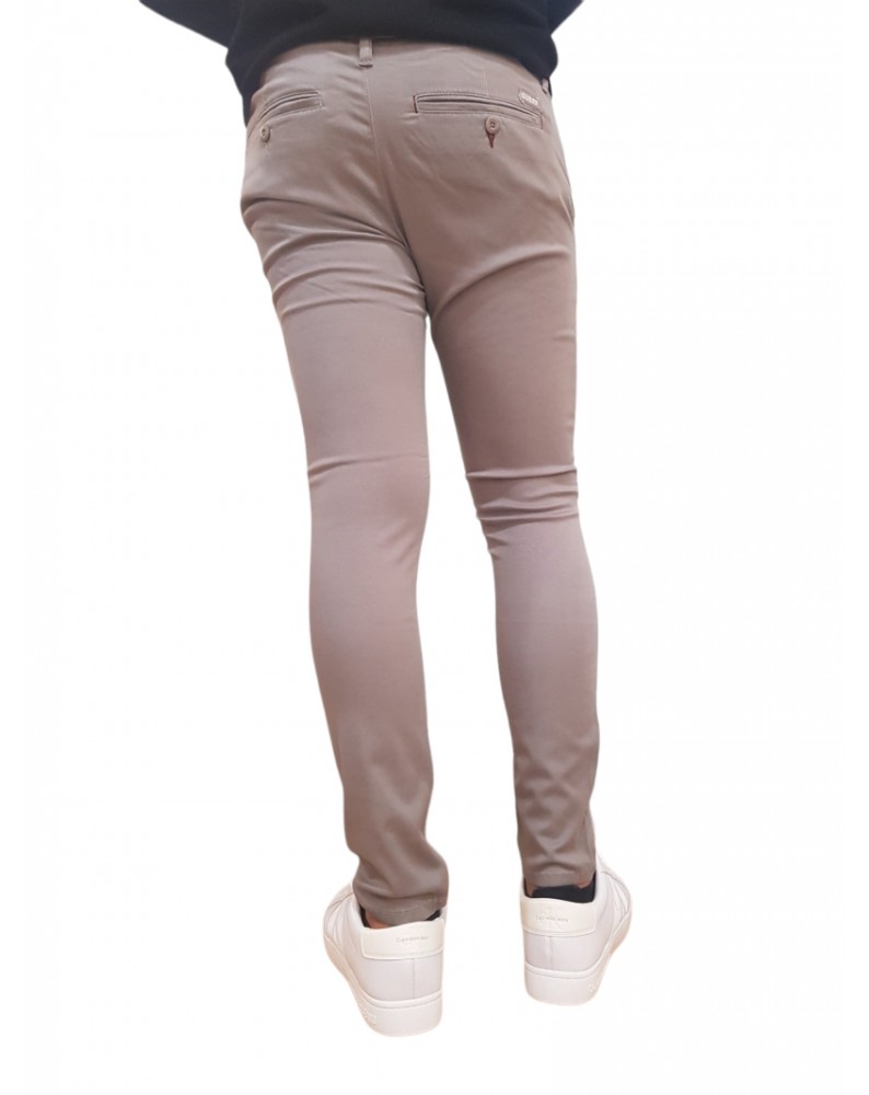 Guess pantalone chino grigio Daniel m3yb29wfip3-a90x