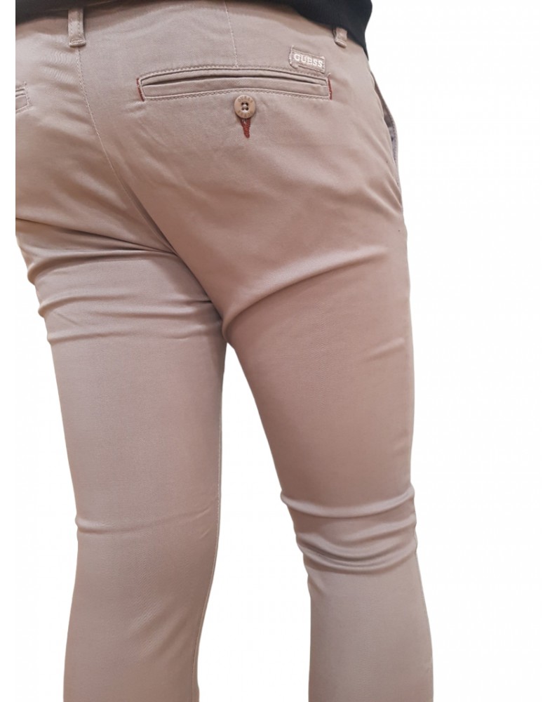 Guess pantalone chino grigio Daniel m3yb29wfip3-a90x