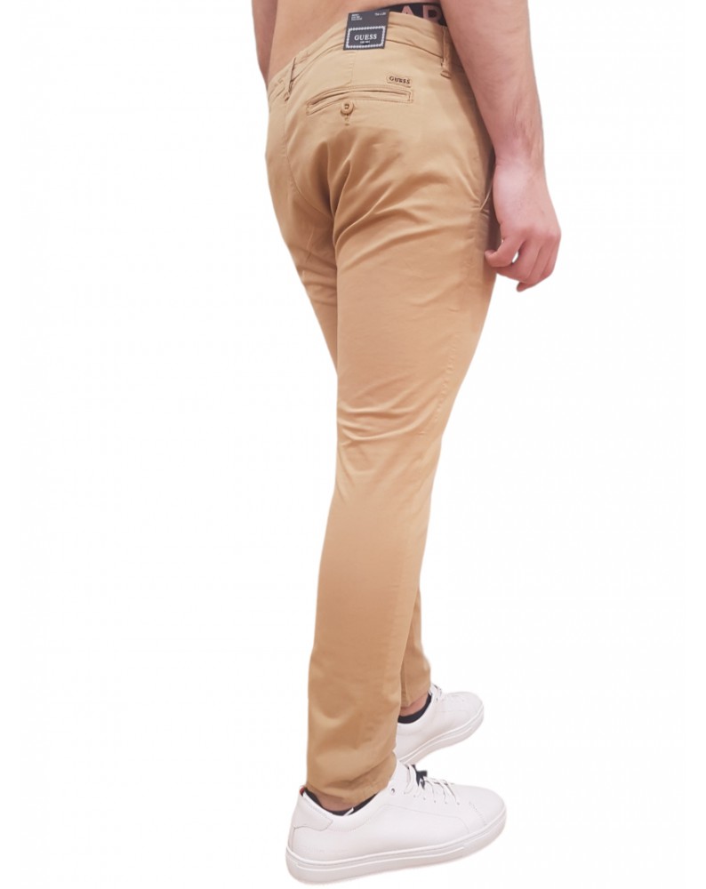 Guess pantalone chino beige Daniel m4rb29wfysa-c1c2