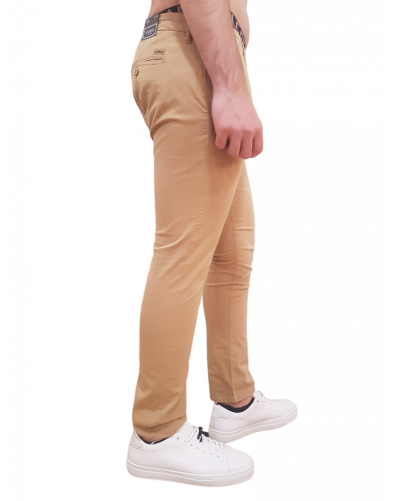 Guess pantalone chino beige Daniel m4rb29wfysa-c1c2