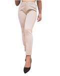 Fracomina pantalone chinos regular in gabardine biscotto