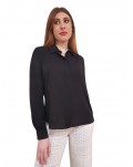 Fracomina camicia nera regular fr24st6025w41201-053